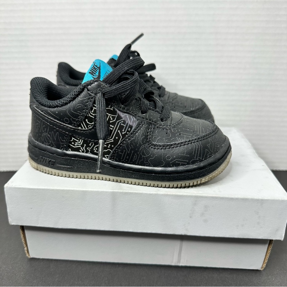 Nike Air Force1 (TD) Black_Size 8C